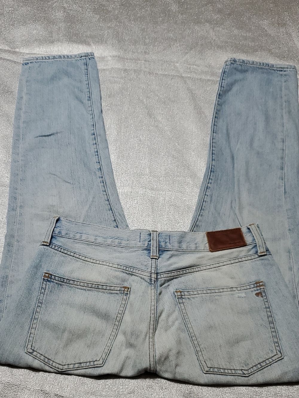 Madewell Light Blue Women's Perfect Summer  Denim Jeans with Distressing SIZE 28